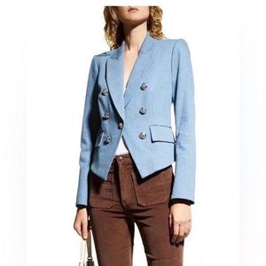 Veronica Beard Cooke Double-Breasted Dickey Jacket. New!